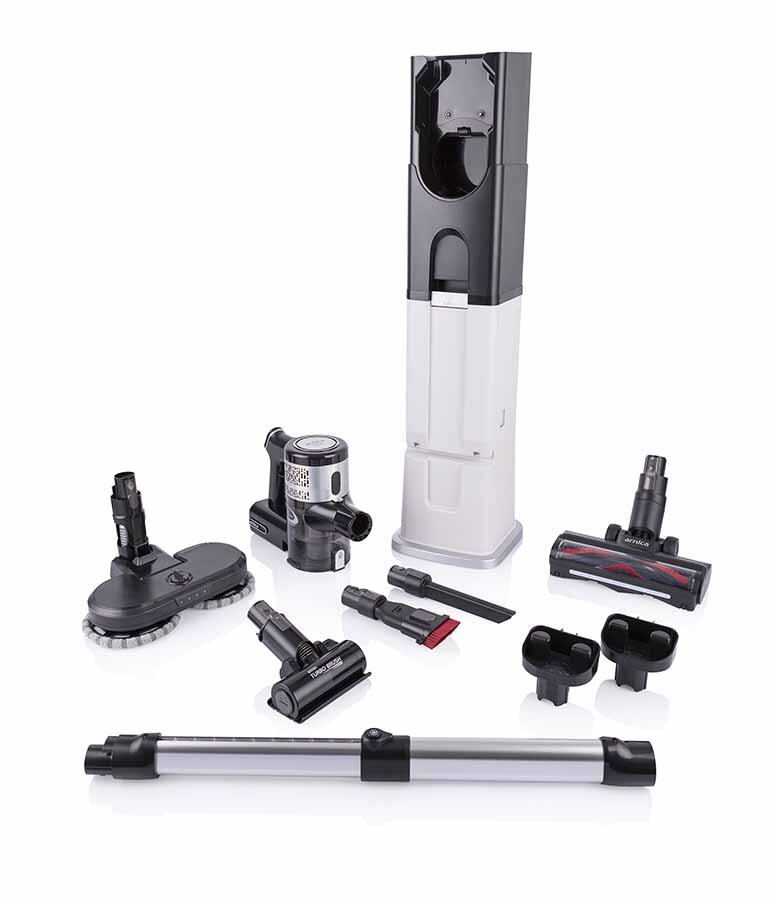 Arnica Solara Tower İstasyonlu Şarjlı Dik Süpürge