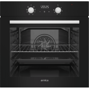 ARNICA 0+8 76 Lt. Dijital Ekranlı Turbo Ankastre Fırın Siyah & Beyaz