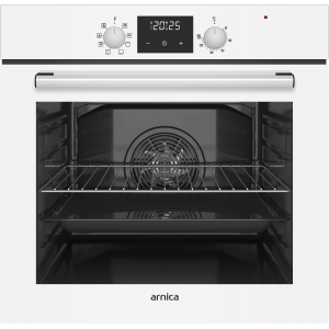ARNICA 0+8 76 Lt. Dijital Ekranlı Turbo Ankastre Fırın Siyah & Beyaz