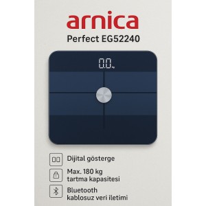 Arnica EG52240 Perfect Bluetooth Baskül 17J1