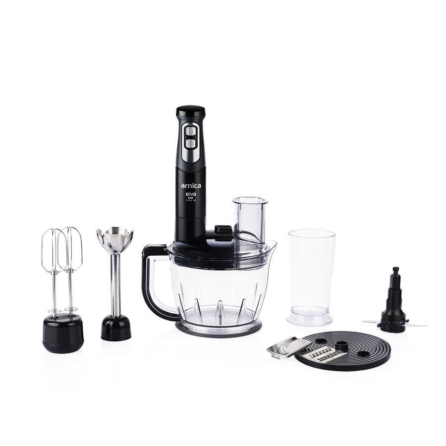 Arnica 12Pe Diva Pro Blender Set Siyah Arnica 12Pe Diva Pro Blender Set Siyah