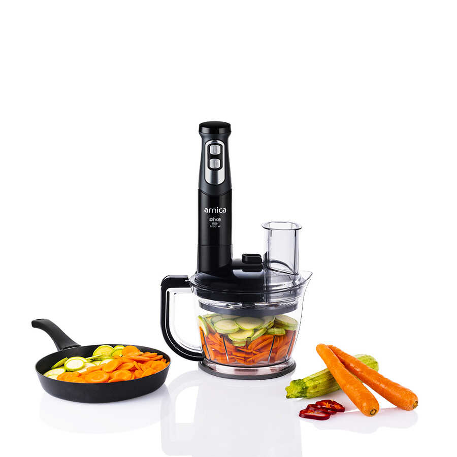 Arnica 12Pe Diva Pro Blender Set Siyah Arnica 12Pe Diva Pro Blender Set Siyah