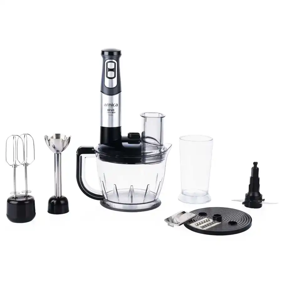Arnica 12Pc Diva Trend Pro Blender Set Silver Arnica 12Pc Diva Trend Pro Blender Set Silver
