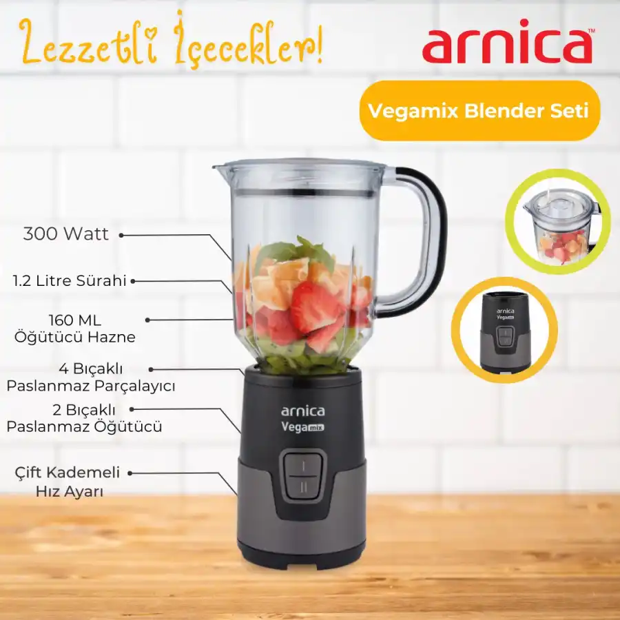 Vega Mix Kişisel Blender Seti Vega Mix Kişisel Blender Seti
